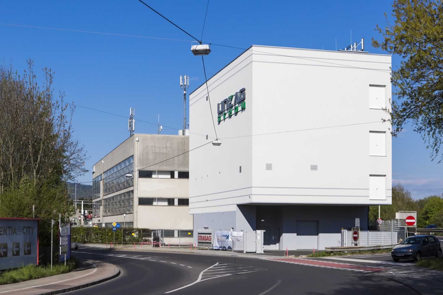 Rechenzentrum IT- und Data Center Linz 2 der LINZ AG TELEKOM Ansicht von Nord West