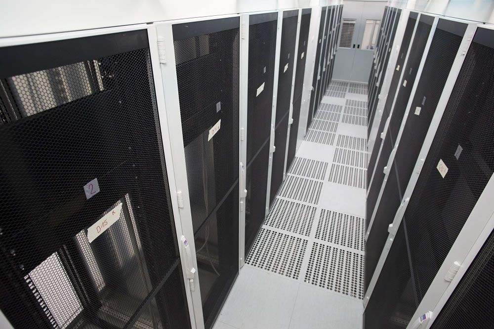 Serverschränke im Rechenzentrum IT- und Data Center Linz 2 der LINZ AG TELEKOM