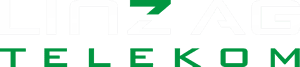 Logo weiß LINZ AG TELEKOM